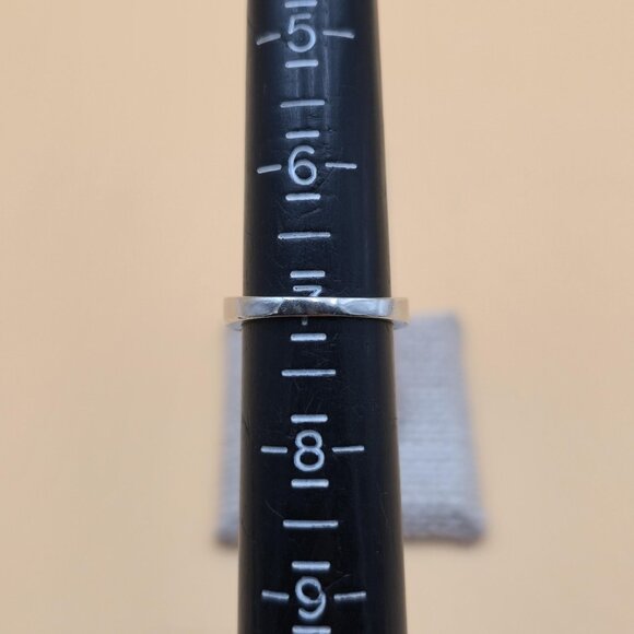 Size 7 Sterling Silver Fancy Design Cubic Zirconia Gems Ring A5867 - Picture 8 of 10